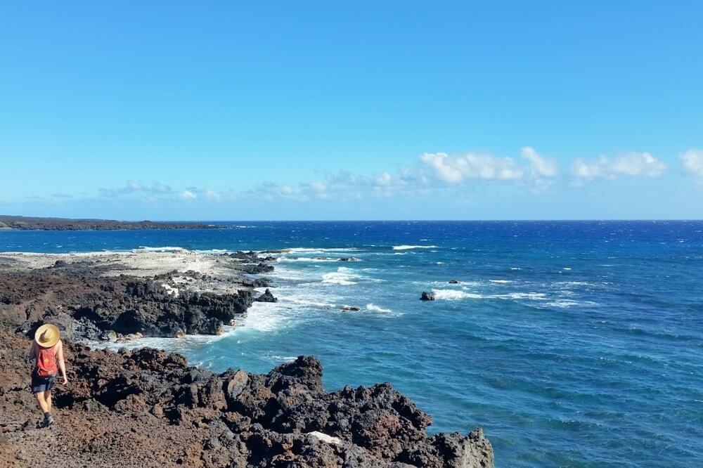 Where Can I Take A Scenic Drive To See Lava Fields And Ocean Views?