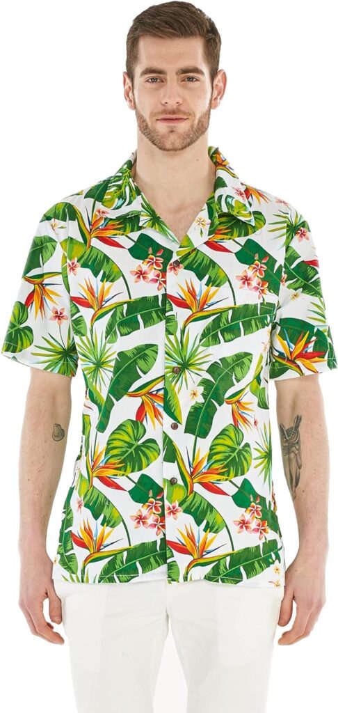 Hawaii Hangover Mens Hawaiian Shirt Aloha Shirt Vintage Tropical Toile