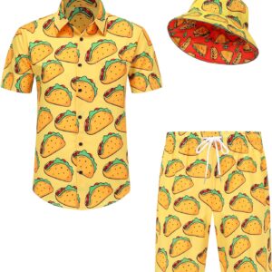 Men’s Hawaiian Shirts and Shorts Set Review