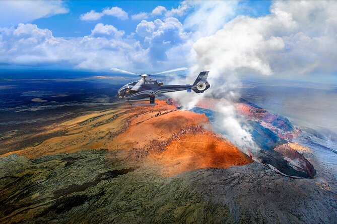 Where Can I Take A Scenic Helicopter Tour Over Active Volcanoes?